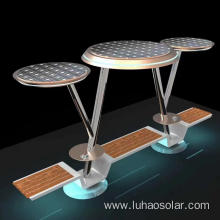 intillegent solar public chair